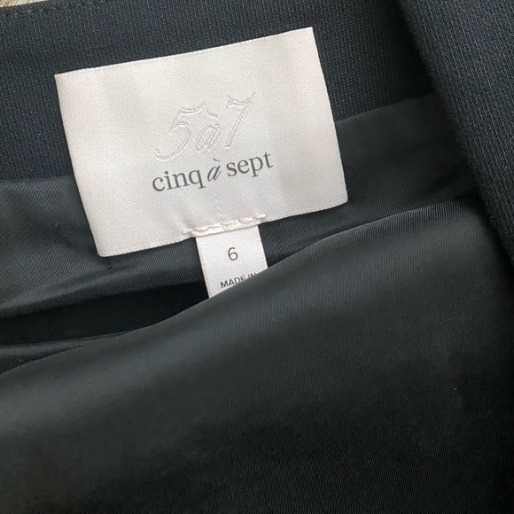 Cinq à Sept Black Midi Dress - Picture 10 of 15